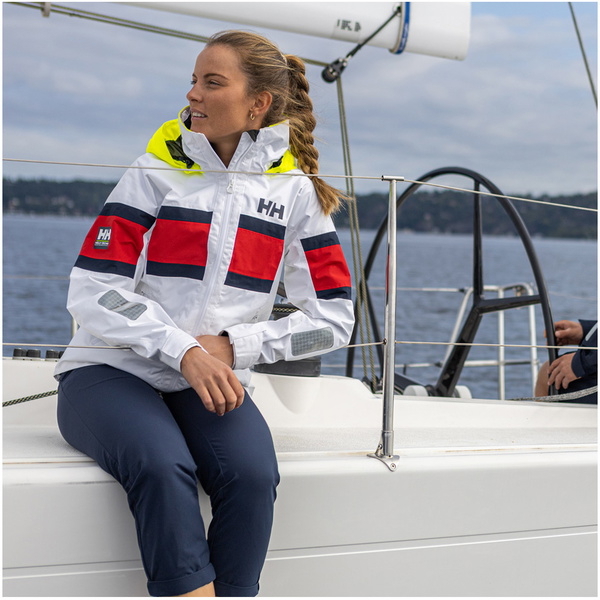 2026 Helly Hansen Womens Salt Original Sailing Jacket 34426 - White